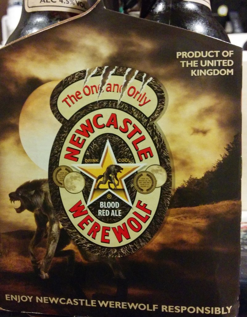 Illustration for article titled Celebrate Halloween with some Newcastle Werewolf Blood Red Ale